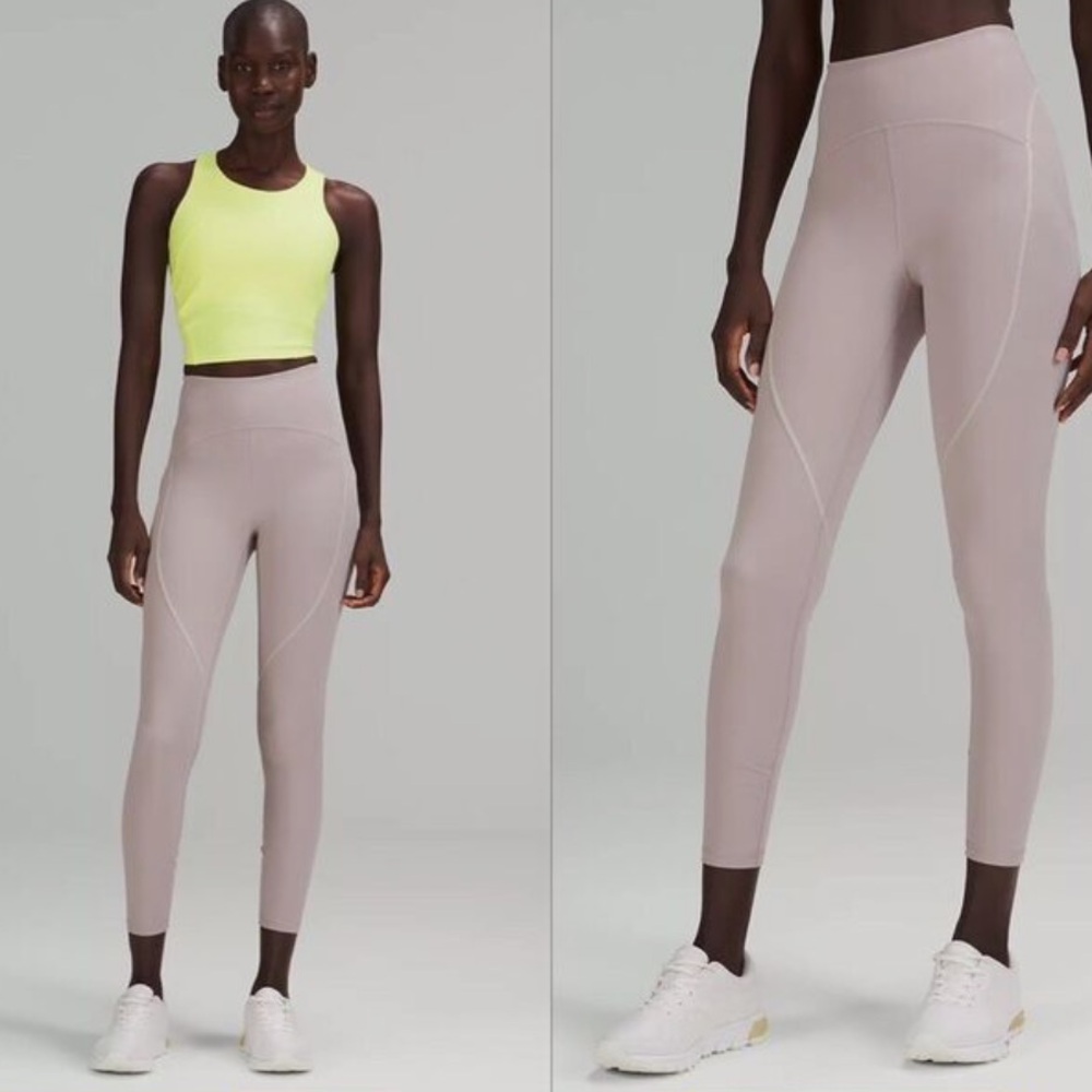 NWT lululemon PowerThru HR Tight 25" in MUGR Size 4